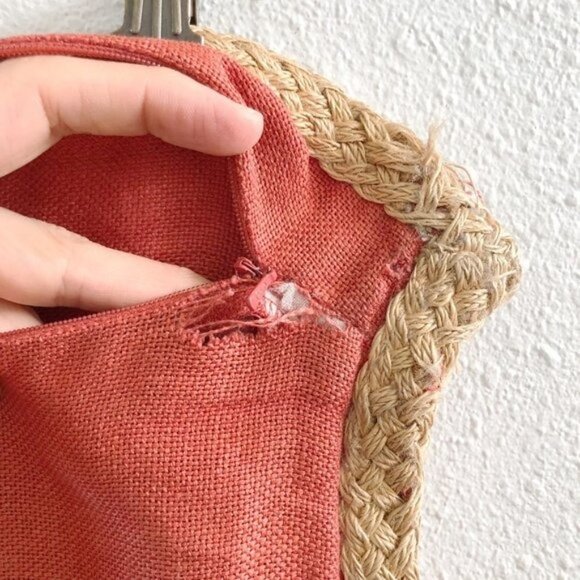 POTTERY BARN Natural Fiber Trim Indoor/Outdoor Pillow - Picture 5 of 9